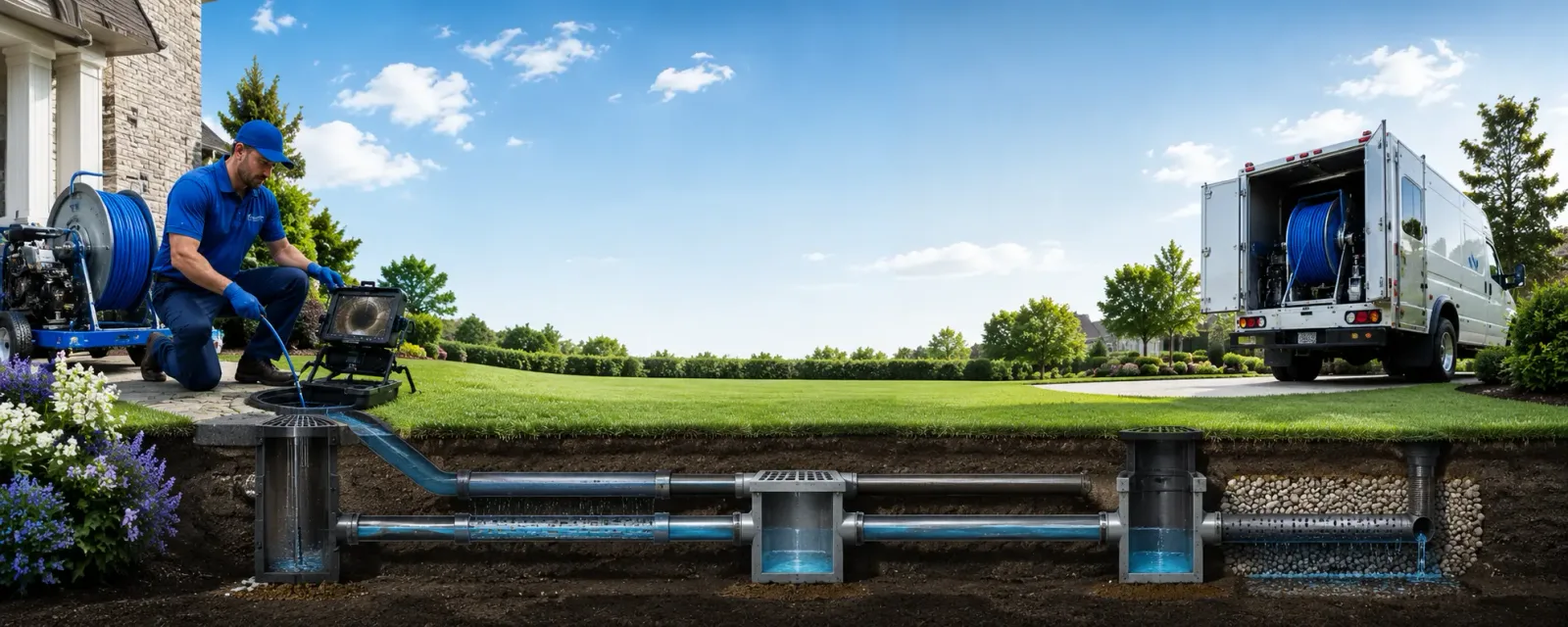 Outdoor drain cleaning information for Middlesex, NY